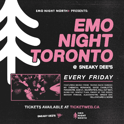 Emo Night Toronto at Sneaky Dee’s
