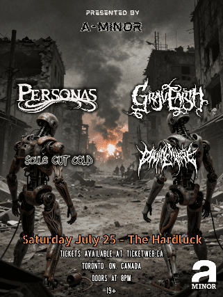 Personas w/ Graveearth, Souls Cut Cold &amp; Divine Curse