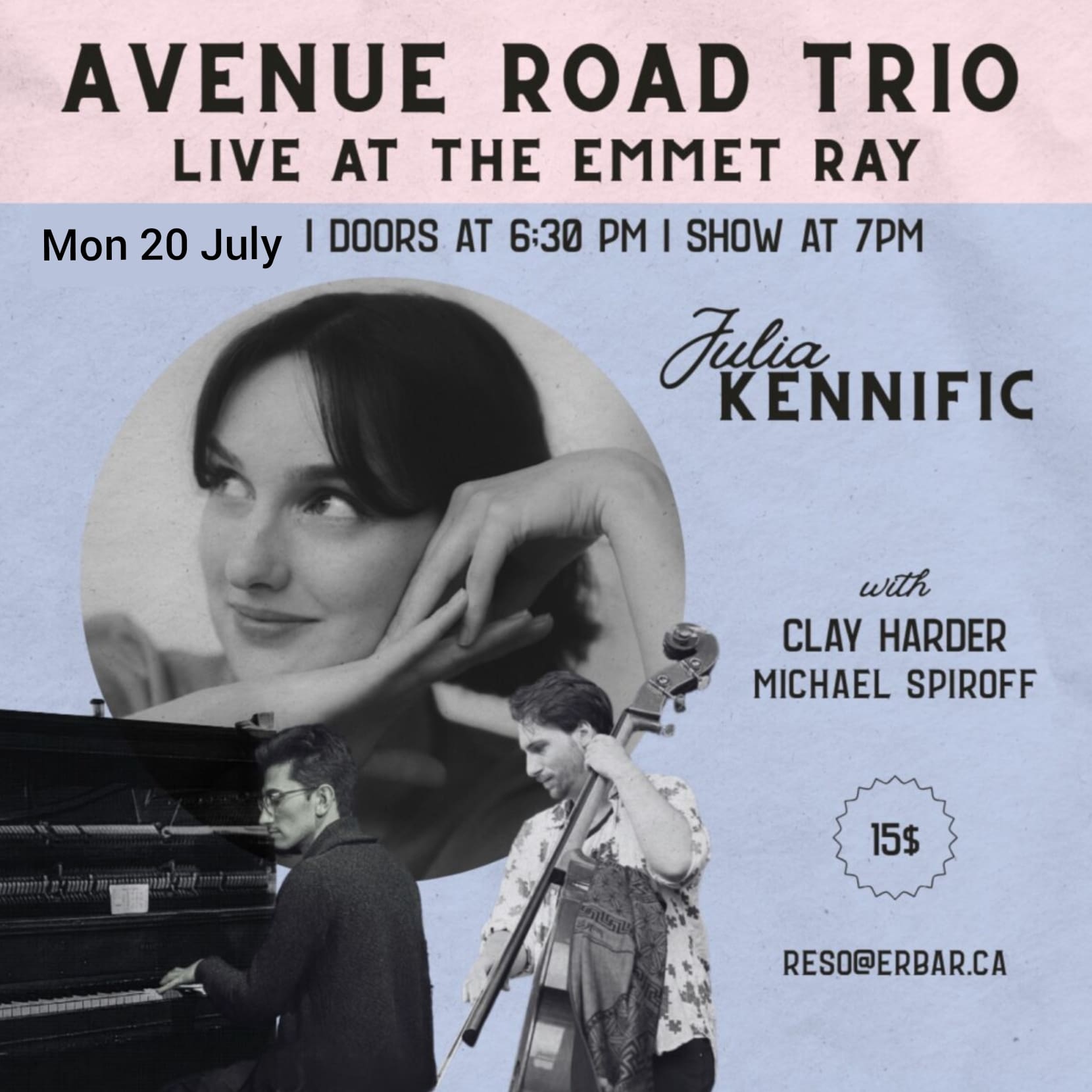 Avenue Road Trio, Cabaret songs and vintage vocal jazz
